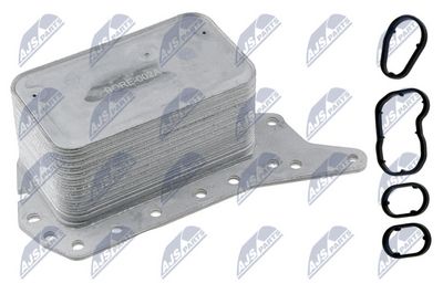 Oil Cooler, engine oil NTY CCL-RE-002A