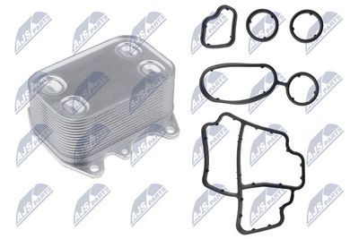 Oil Cooler, engine oil NTY CCL-VW-022