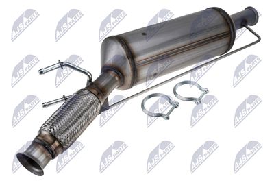 Soot/Particulate Filter, exhaust system NTY DPF-PE-012