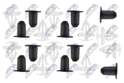 Clip, trim/protection strip NTY EZC-VW-762