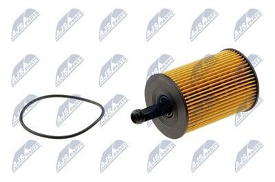 Oil Filter NTY FOF-VW-024