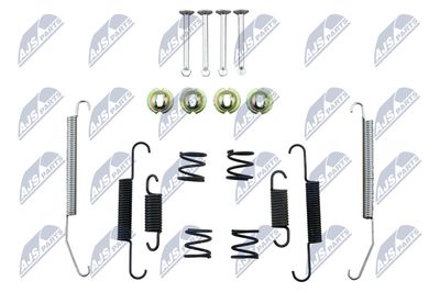 Accessory Kit, parking brake shoes NTY HSR-SB-001