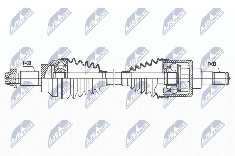 NTY NPW-AR-018 Drive Shaft