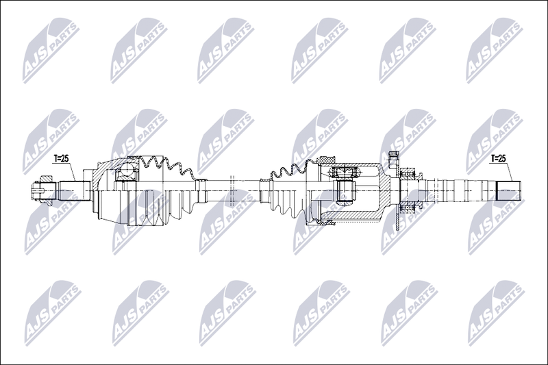 NTY NPW-AR-026 Drive Shaft