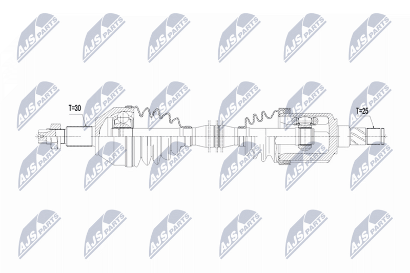NTY NPW-AR-030 Drive Shaft