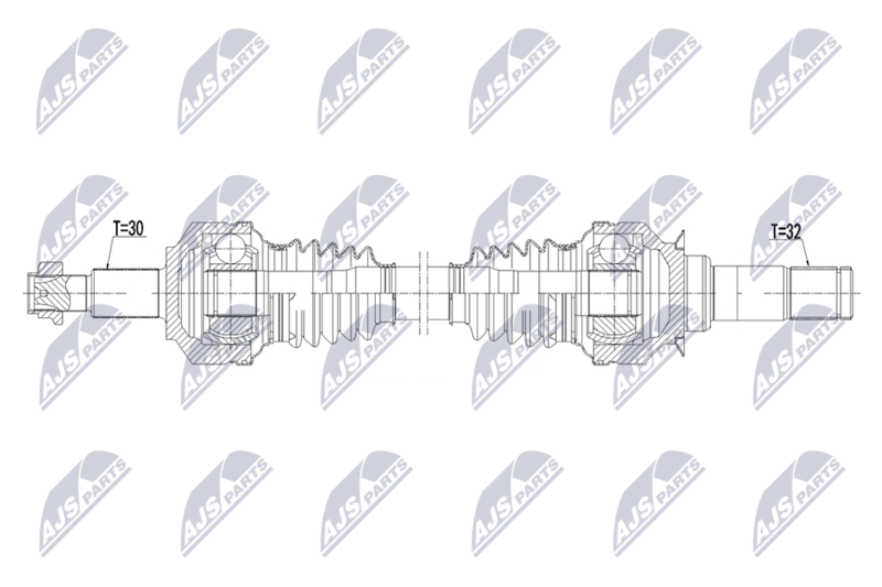 NTY NPW-AR-042 Drive Shaft