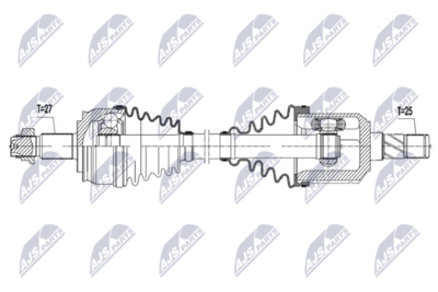 Drive Shaft NTY NPW-AR-044