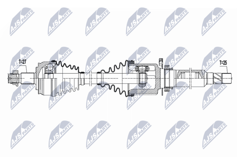 NTY NPW-AR-045 Drive Shaft