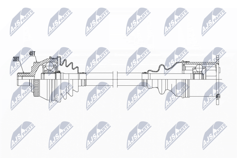 NTY NPW-AU-015 Drive Shaft
