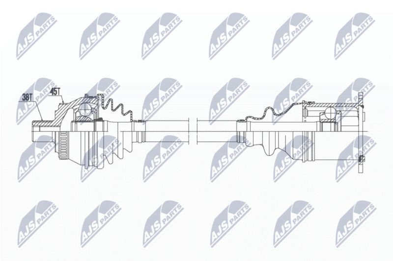 NTY NPW-AU-017 Drive Shaft