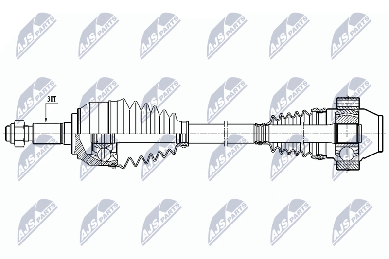 NTY NPW-AU-025 Drive Shaft