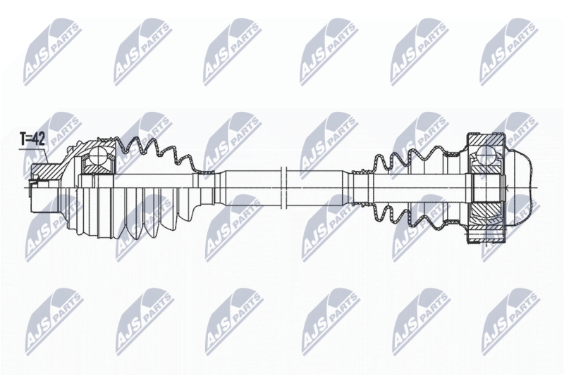 NTY NPW-AU-032 Drive Shaft