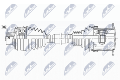 Drive Shaft NTY NPW-AU-037