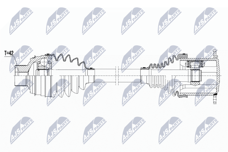 NTY NPW-AU-053 Drive Shaft