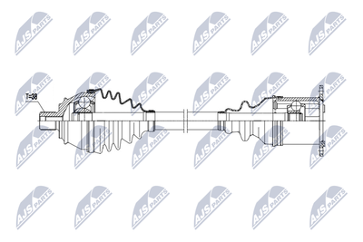Drive Shaft NTY NPW-AU-055