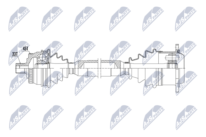 NTY NPW-AU-059 Drive Shaft