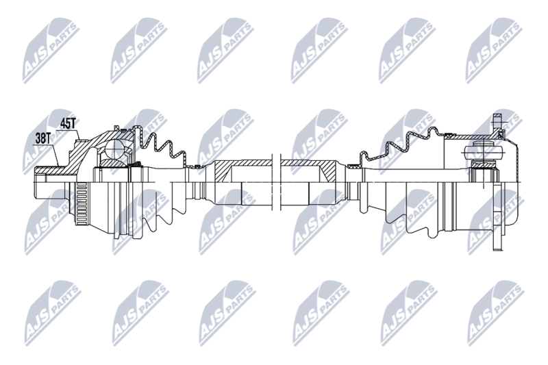 NTY NPW-AU-065 Drive Shaft