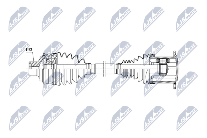 NTY NPW-AU-073 Drive Shaft