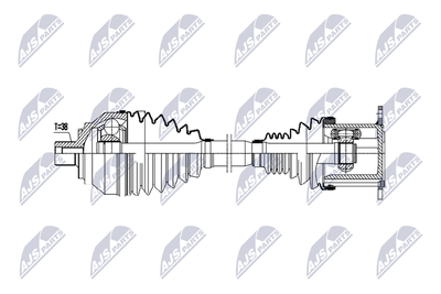 Drive Shaft NTY NPW-AU-078