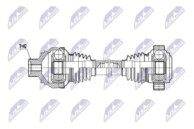 NTY NPW-AU-079 Drive Shaft
