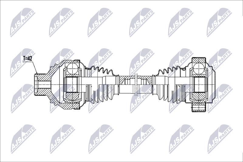 NTY NPW-AU-080 Drive Shaft