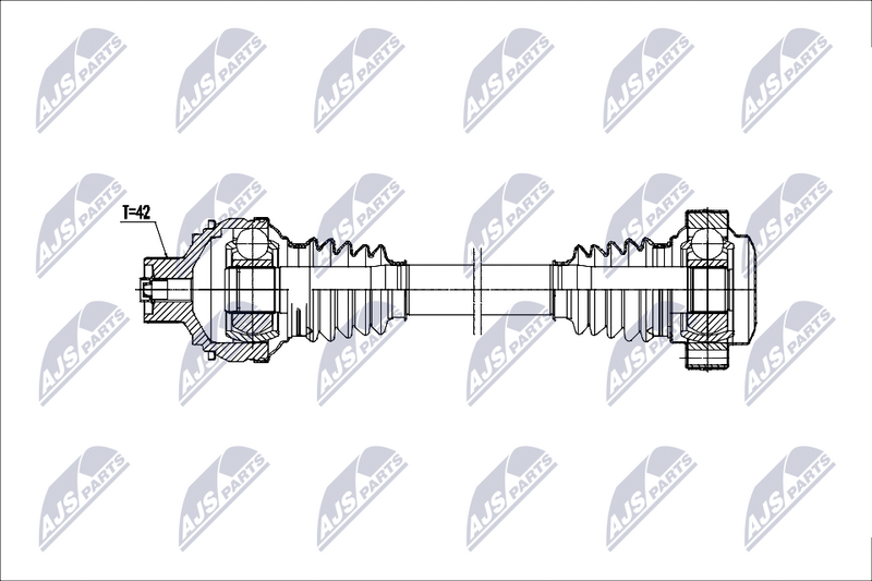 NTY NPW-AU-081 Drive Shaft