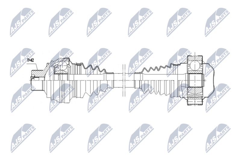 NTY NPW-AU-082 Drive Shaft