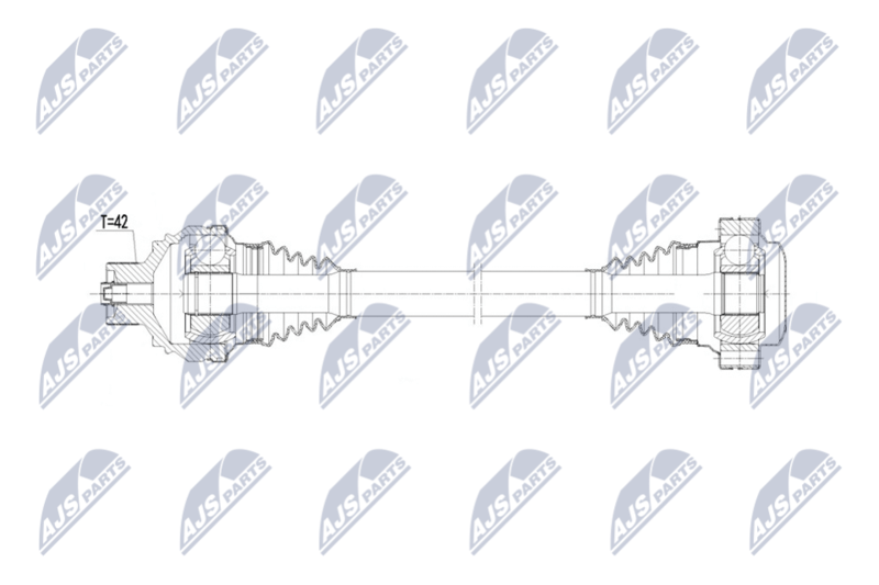 NTY NPW-AU-083 Drive Shaft