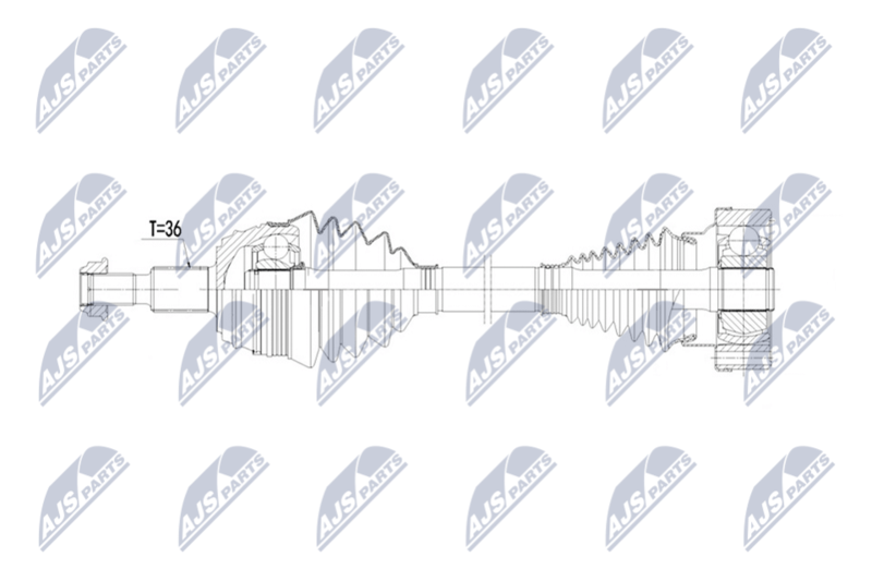 NTY NPW-AU-087 Drive Shaft