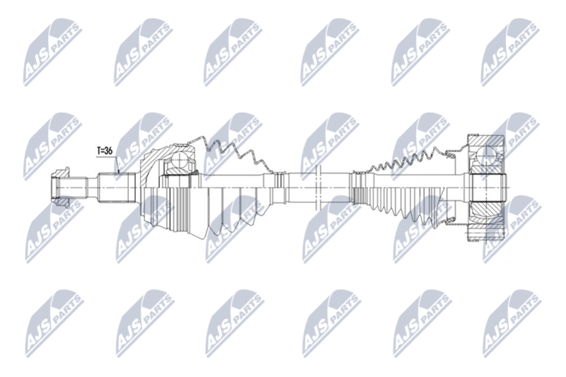 NTY NPW-AU-088 Drive Shaft