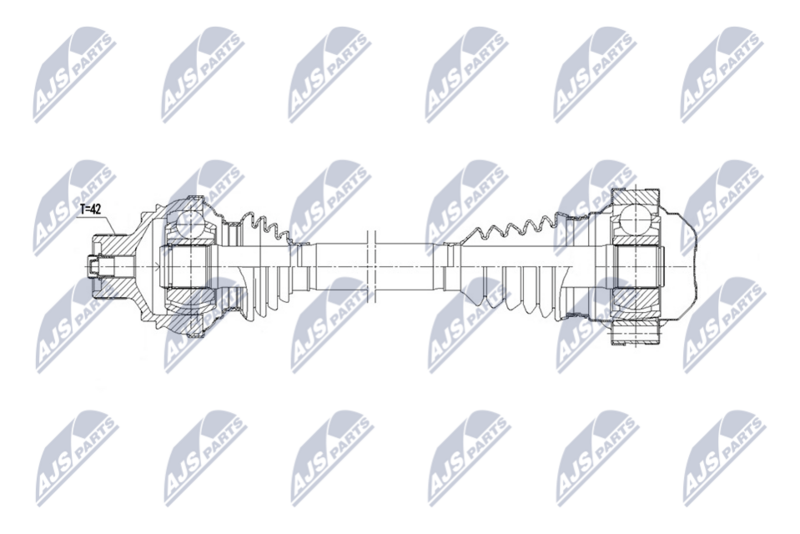 NTY NPW-AU-089 Drive Shaft