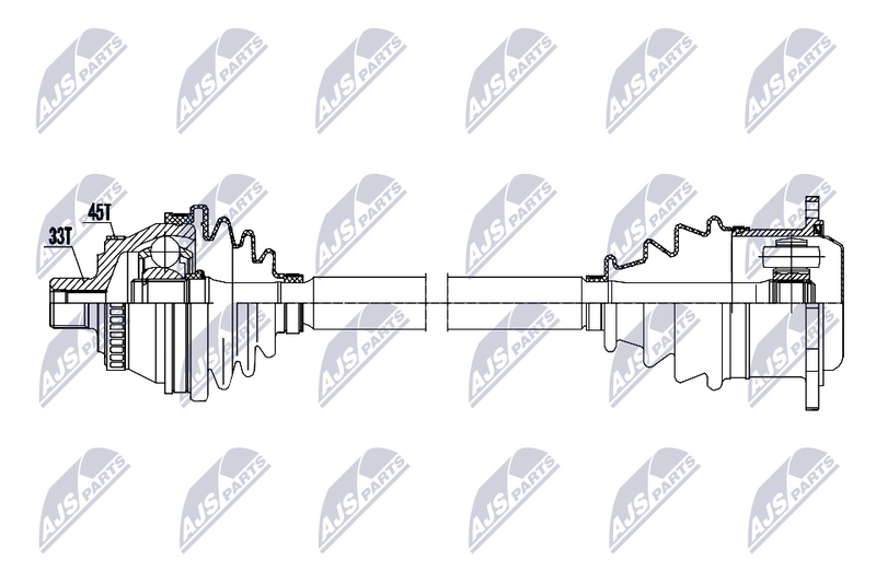 NTY NPW-AU-095 Drive Shaft