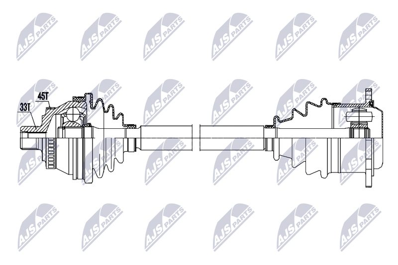 NTY NPW-AU-096 Drive Shaft