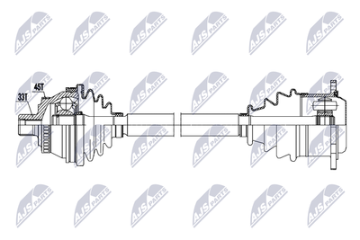 Drive Shaft NTY NPW-AU-096
