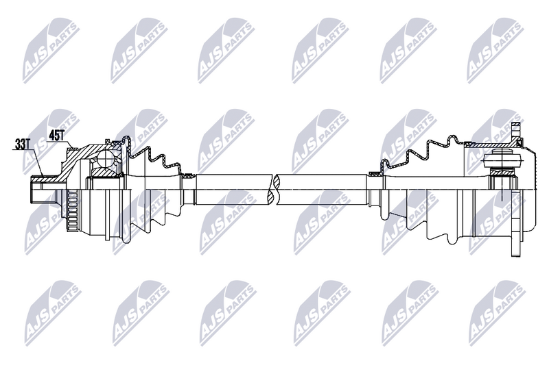 NTY NPW-AU-097 Drive Shaft