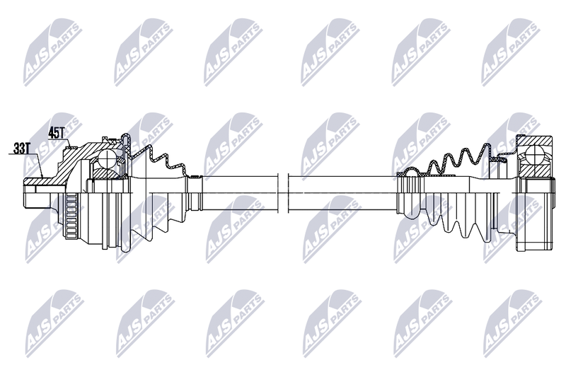 NTY NPW-AU-100 Drive Shaft