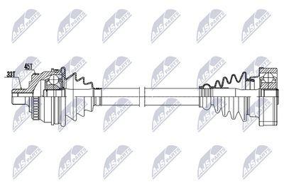 Drive Shaft NTY NPW-AU-100