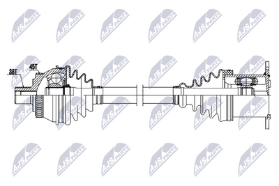 Drive Shaft NTY NPW-AU-101