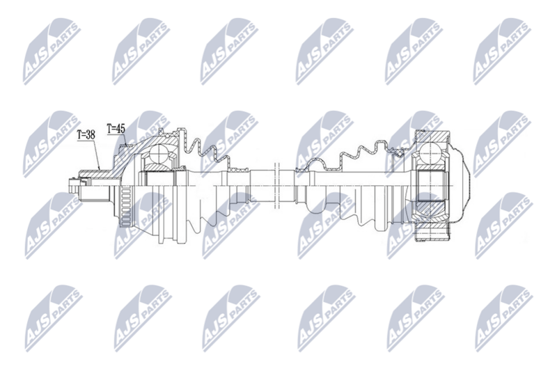 NTY NPW-AU-111 Drive Shaft