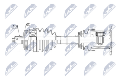 Drive Shaft NTY NPW-AU-114