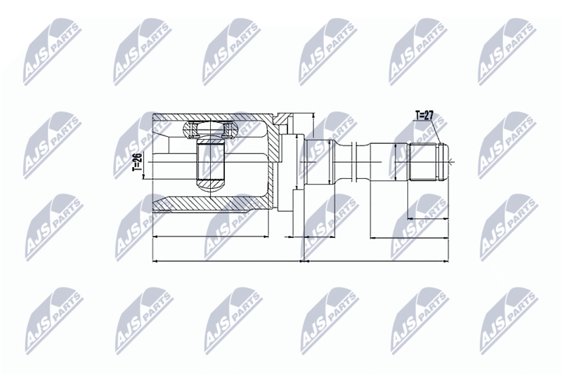 NTY NPW-BM-010 Joint Kit, drive shaft