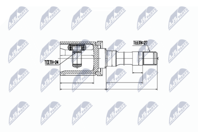 Joint Kit, drive shaft NTY NPW-BM-014