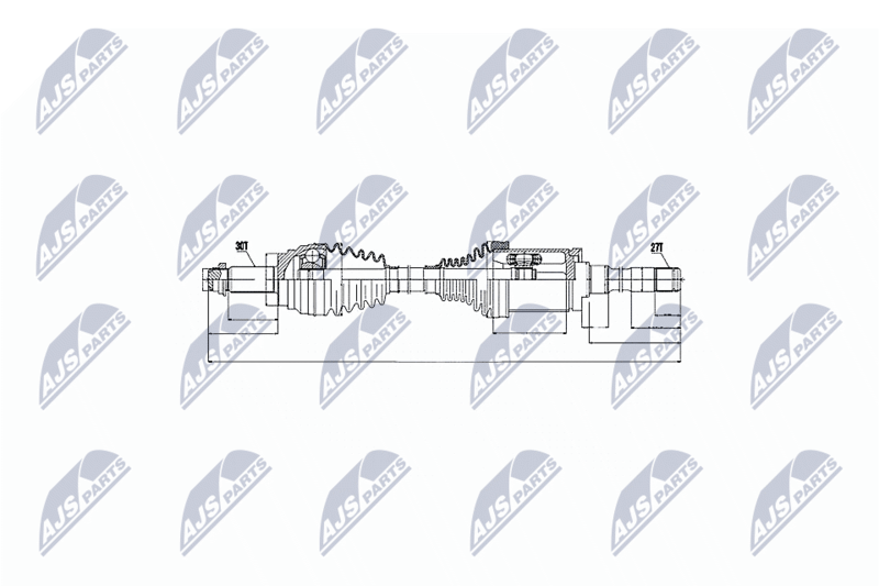 NTY NPW-BM-016 Drive Shaft