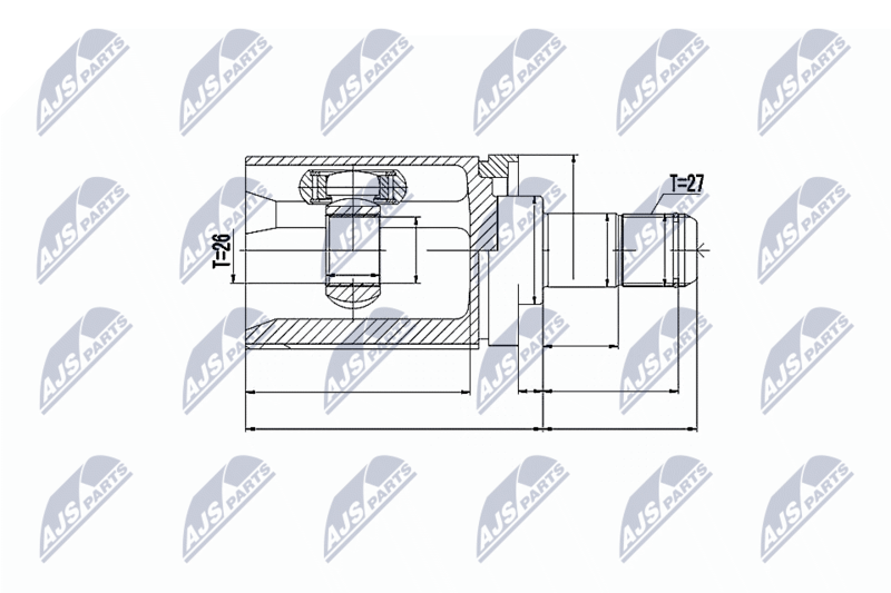 NTY NPW-BM-017 Joint Kit, drive shaft