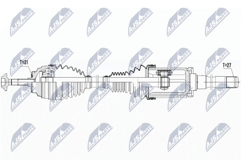 NTY NPW-BM-027 Drive Shaft