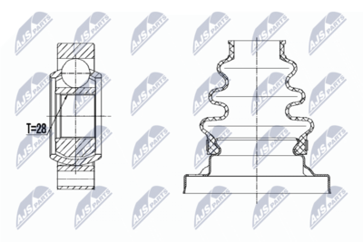 Joint Kit, drive shaft NTY NPW-BM-031