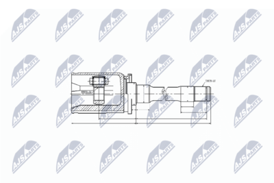 Joint Kit, drive shaft NTY NPW-BM-033