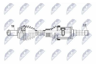 Drive Shaft NTY NPW-BM-040
