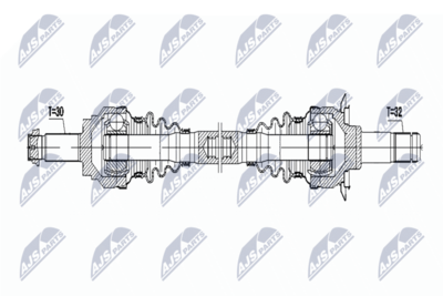 Drive Shaft NTY NPW-BM-041