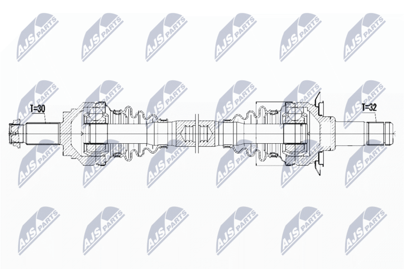 NTY NPW-BM-042 Drive Shaft